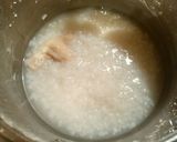 残った鶏皮でワンランク上～お粥！作り方3写真