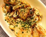 超簡単！長芋と竹輪のマヨポン炒め♪作り方5写真