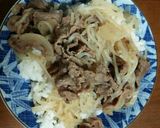 牛丼☆しらたき入り作り方6写真