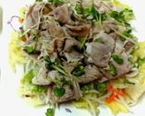 簡単❗レンジ蒸し豚肉の冷しゃぶ＆たれ２種作り方5写真