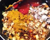 トマトジュース(缶)でドライカレー作り方4写真