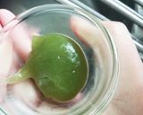 簡単！グリンティーで水まんじゅう作り方4写真