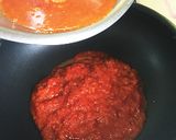 うまっ!!海老のトマトクリームパスタ。作り方12写真