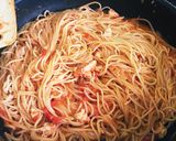 うまっ!!海老のトマトクリームパスタ。作り方14写真