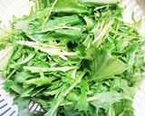 水菜と油揚げだけで一品(*^^*)作り方1写真