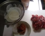 豚肉巻き巻き(^o^梅干し大根版作り方1写真
