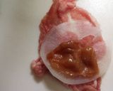 豚肉巻き巻き(^o^梅干し大根版作り方2写真