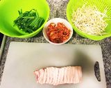 基本の豚キムチ作り方1写真