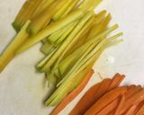 ２色のにんじんのきんぴら作り方2写真