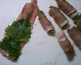 簡単さっぱり！　レンジで 豚肉の大葉巻き作り方4写真