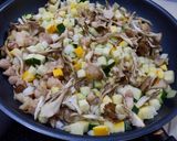ご飯がすすむ！ズッキーニと鶏肉のうま炒め作り方3写真
