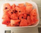 ☆暑い日はこれ!スイカの漬物☆作り方1写真