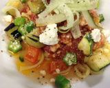 夏野菜の冷製パスタ ボロネーゼソース作り方6写真