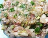 激ウマ♪あじのなめろう丼作り方3写真
