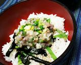 激ウマ♪あじのなめろう丼作り方6写真