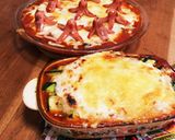 ナスのミートグラタン豆腐トロロのせ作り方2写真