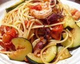 ホタルイカとズッキーニのトマトパスタ作り方9写真