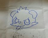 ポケモン☆簡単ヤンチャムのサンドイッチ！作り方3写真