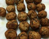 鶏と卯の花のだんご揚げ作り方3写真