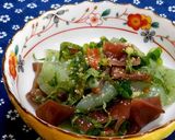 生きくらげと刺身こんにゃくの梅ポン酢和え作り方4写真