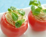 豆苗とトマトのサラダそうめん作り方7写真