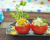 豆苗とトマトのサラダそうめん作り方9写真