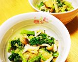 ほうれん草ときのこのおろし柚子ポン作り方5写真