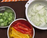 夏野菜と鶏肉のサッパリマリネ〜南蛮漬け風作り方1写真