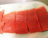 ☆鮭の明太マヨチーズ焼き☆作り方1写真