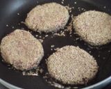 大葉にんにく醤油でゴマハンバーグ!作り方4写真