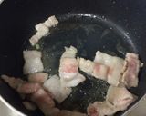 豚肉とネギの柚子胡椒パスタ作り方2写真