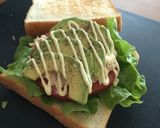 café風＊アボカドツナトマトサンド♪作り方3写真