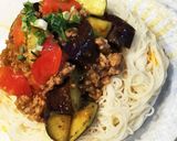 ☆麻婆茄子inトマト！餡掛けそうめん☆作り方13写真