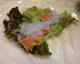 クリームチーズとスモークサーモン生春巻き作り方3写真