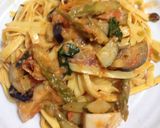 野菜たっぷりトマトパスタ作り方9写真