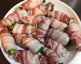 夏野菜♪カンタン！ししとうの豚バラ巻き作り方2写真