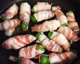 夏野菜♪カンタン！ししとうの豚バラ巻き作り方4写真