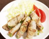 夏野菜♪カンタン！ししとうの豚バラ巻き作り方5写真