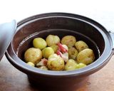ころころポテトとタコのオリーブオイル煮作り方5写真