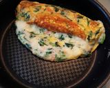 カニカマとホウレン草の卵焼き作り方5写真