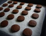 ビターな焼きチョコクッキー作り方10写真