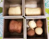 75mmミニキューブ型で2色の正角パン作り方13写真
