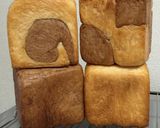 75mmミニキューブ型で2色の正角パン作り方15写真