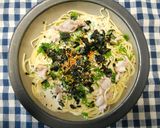 簡単すぎる胡麻と豆腐のスパゲッティ♪作り方7写真