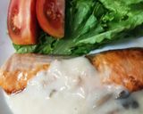 魚焼きグリルで鮭のツナクリームソース添え作り方7写真