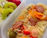 チキンクリームの炊き込みピラフ♫作り方9写真
