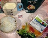 野菜たっぷり✿豆乳リゾット作り方1写真