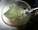 ジップロックで赤しそシュワシュワかき氷作り方6写真