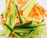 ササミと生野菜のアジアンサンド作り方1写真