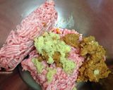 もやし入りみそハンバーグ作り方2写真